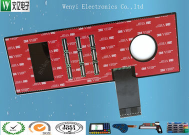 Telclado numérico capacitivo del interruptor de membrana del interruptor de membrana del circuito impermeable/PWB