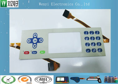 Echada capacitiva del conector 1.27m m de Molex de la membrana del tacto del LCD del claro del telclado numérico de control