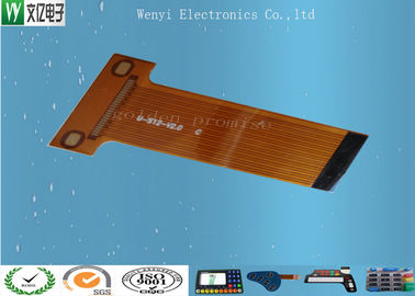 Placas de circuito impresas flexibles laterales dobles, circuito impreso de la flexión revestida de cobre flexible de 0,5 onzas