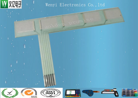 Escudo EMI teclado táctil capacitivo flexible