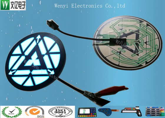 Interruptor de membrana FPC de luz de fondo del panel EL