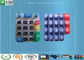 Custom Silicone Rubber Keypads For 3C Items 60 Degree Silkscreen Print High Gloss