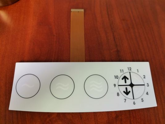 Telclado numérico largo del interruptor de membrana de Zif FPC con llaves llevadas de la echada 3 de 1.0m m