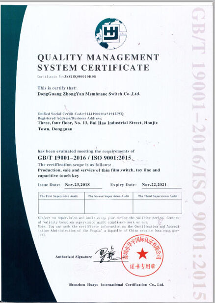 Porcelana Dongguan Jinyuanhang Electronic Technology Co., Ltd certificaciones